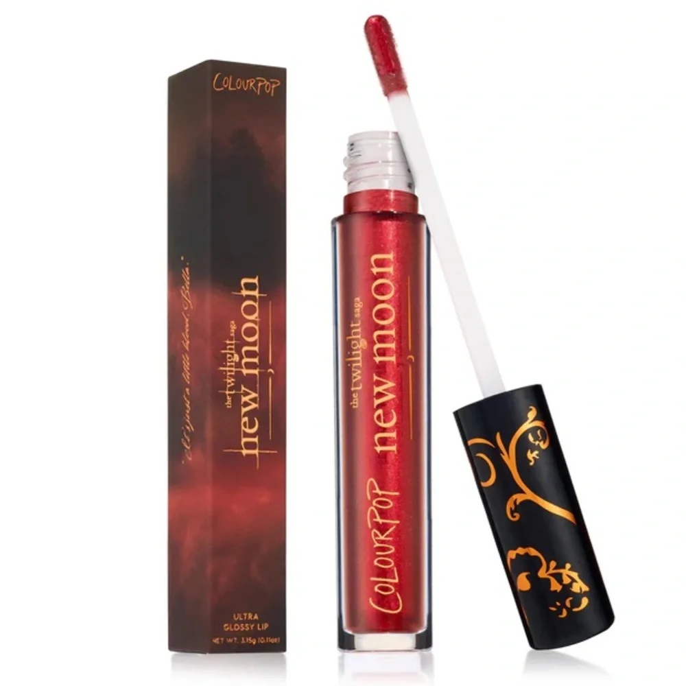 ColourPop Twilight New Moon Gloss in Vibrant Red Runs With Vampire NIB